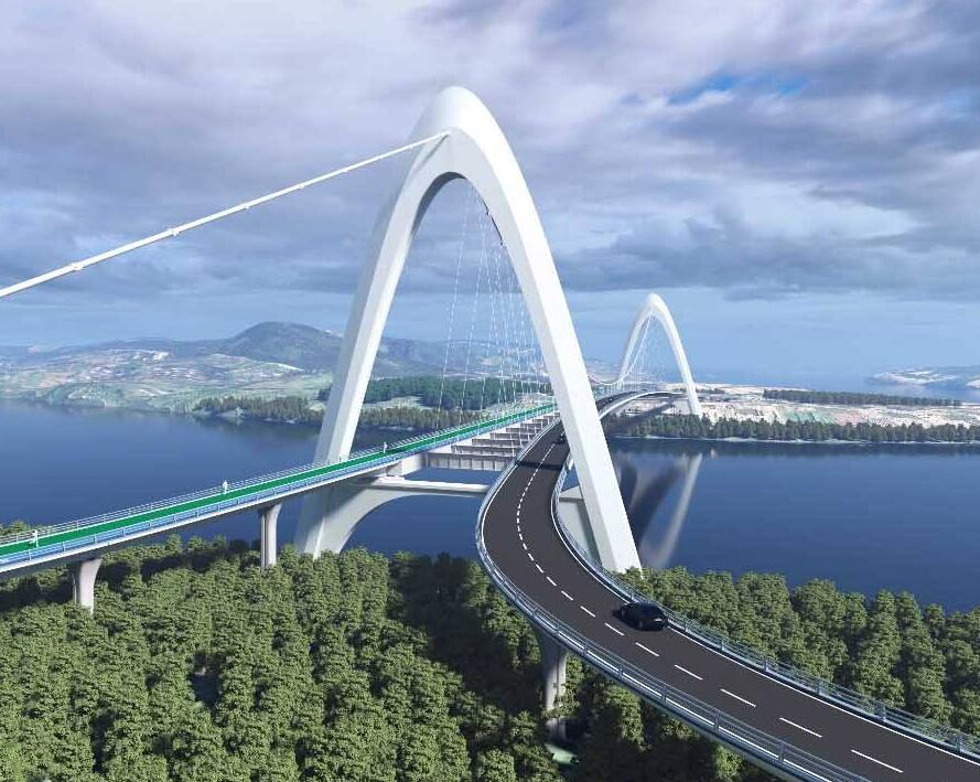 合川渠江景觀(guān)大橋